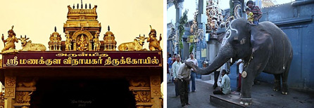 (Day 2) Pondicherry-Vaithiswaran Kovil -Chitambaram-Kumbakonam (B/L/D)